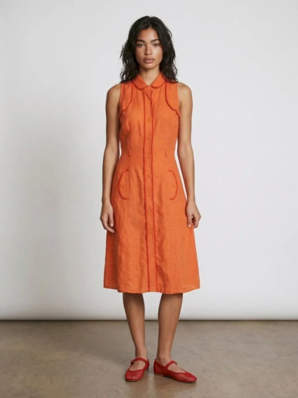 Weekend Max Mara Linen Shirt Dress